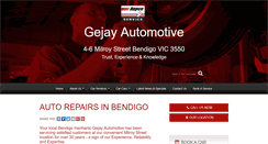 Desktop Screenshot of gejayautomotive.com.au